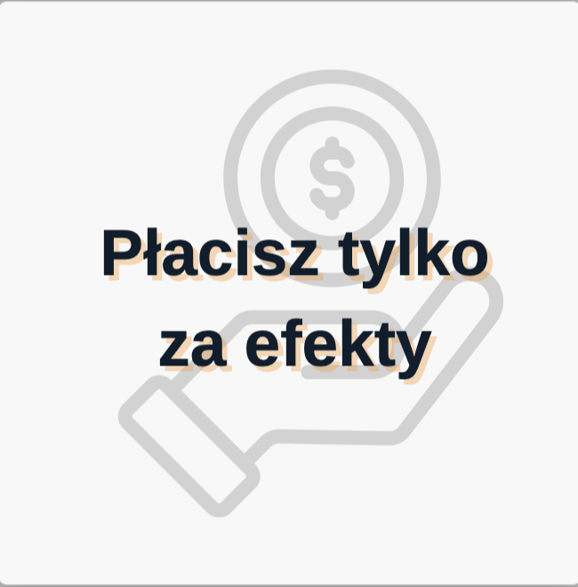 Płacisz tylko za efekt